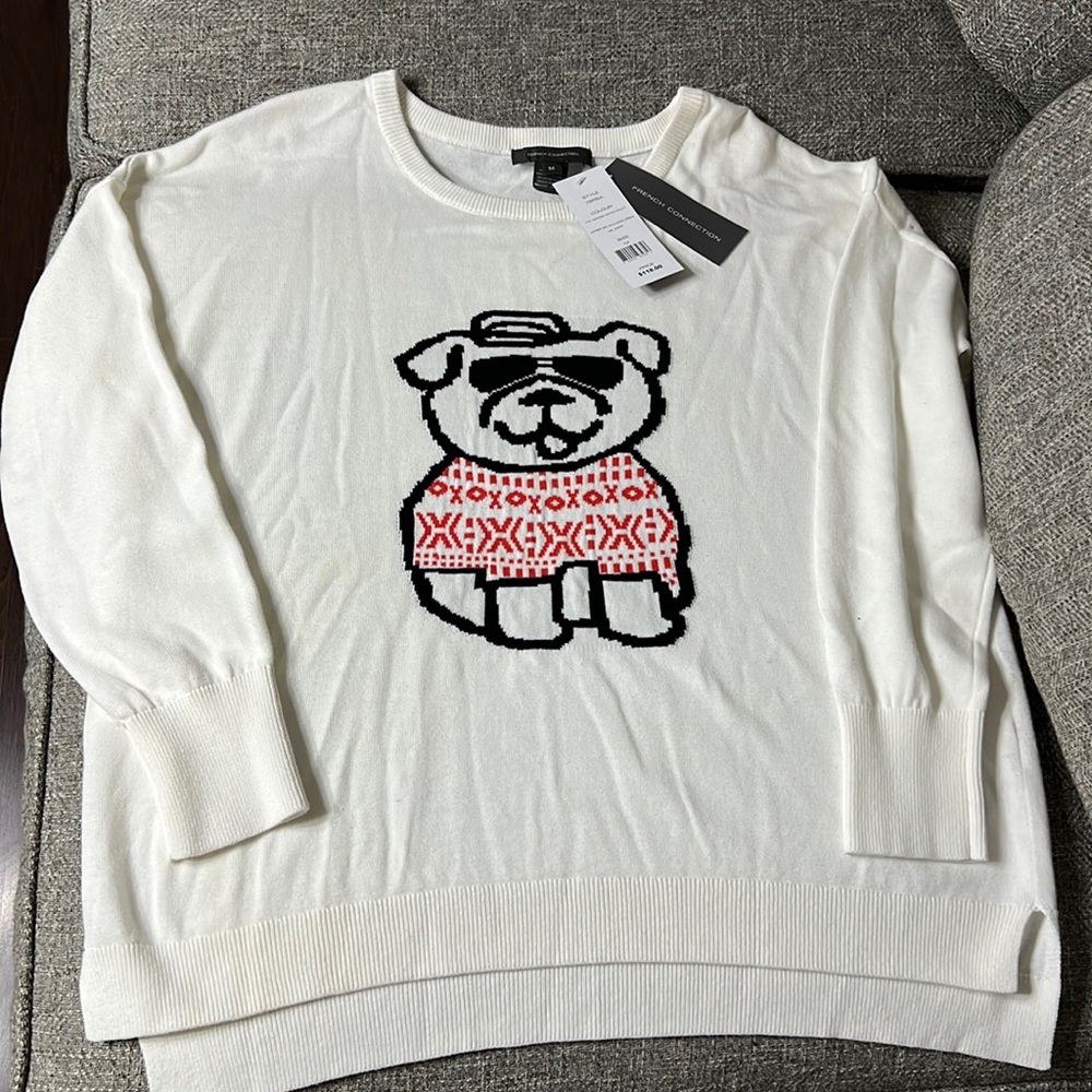 Women knit sweater